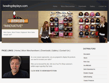 Tablet Screenshot of bowlingdisplays.com
